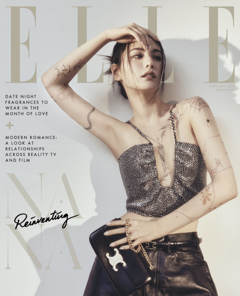  featured on the Elle Singapore cover from February 2023