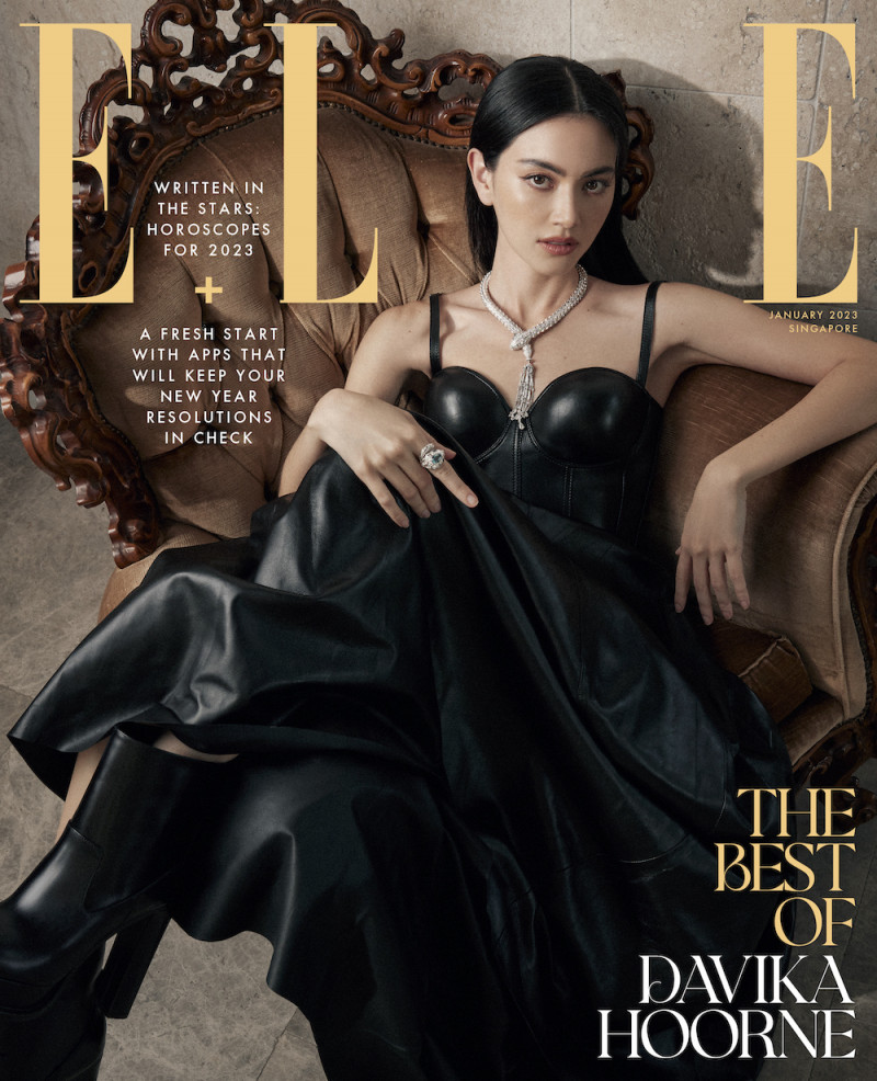  featured on the Elle Singapore cover from January 2023