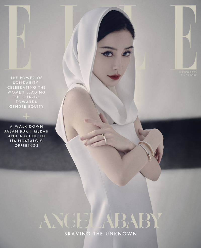  featured on the Elle Singapore cover from March 2023