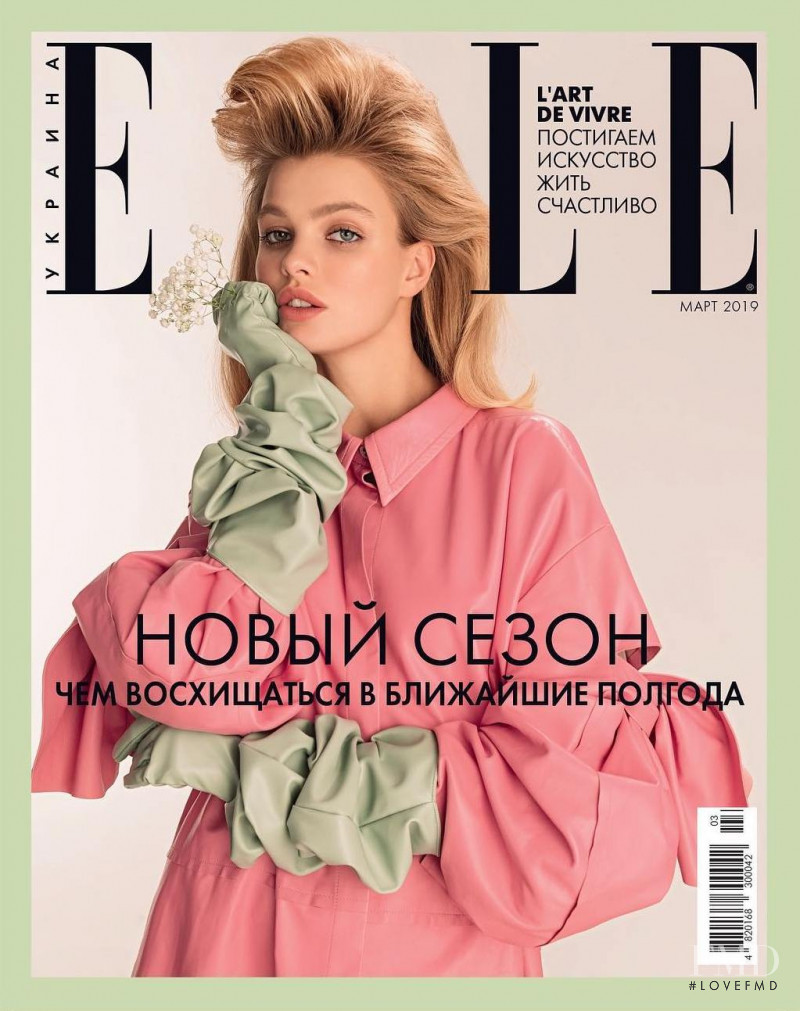  featured on the Elle Ukraine cover from March 2019