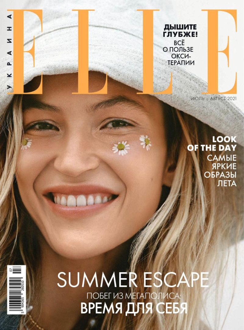  featured on the Elle Ukraine cover from July 2021