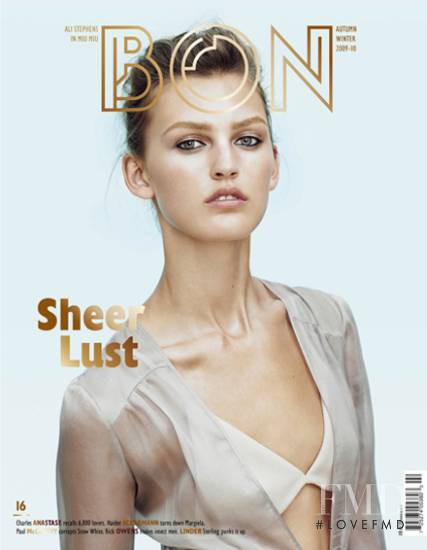 Ali Stephens featured on the BON International cover from September 2009