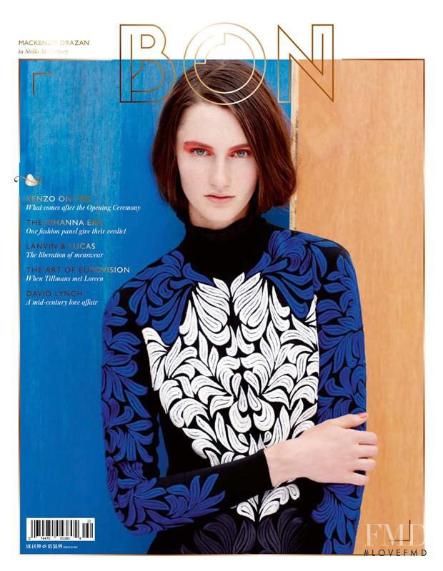 Mackenzie Drazan featured on the BON International cover from September 2012