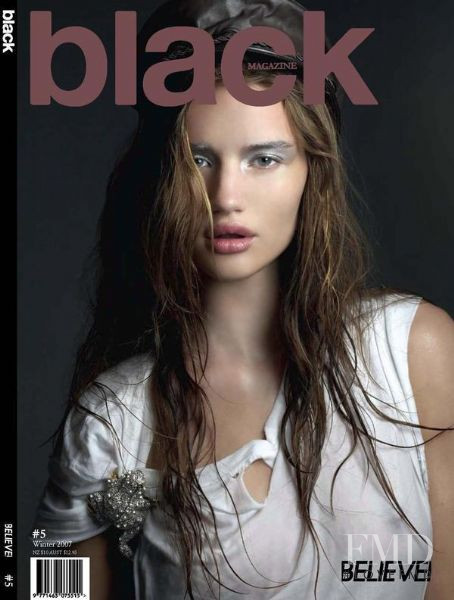 Rosie Huntington-Whiteley featured on the Black Magazine cover from July 2007