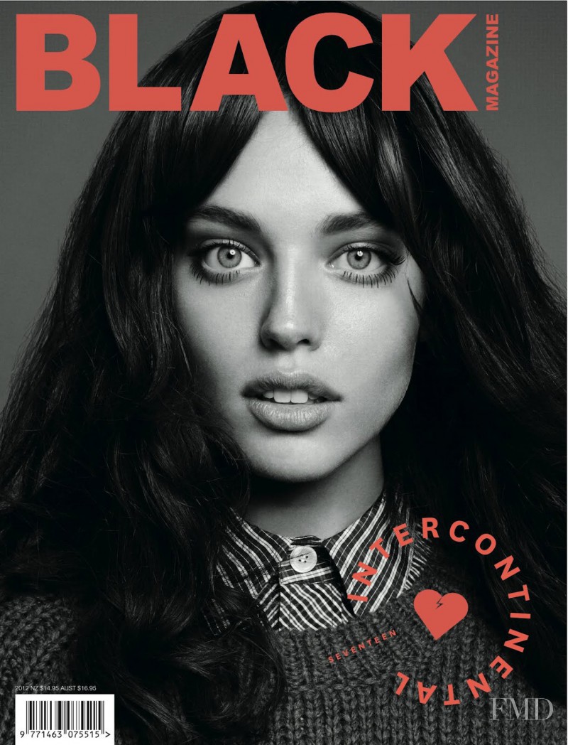Emily DiDonato featured on the Black Magazine cover from September 2012