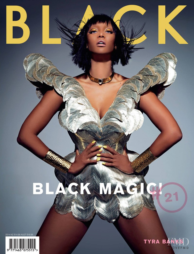 Tyra Banks featured on the Black Magazine cover from June 2014