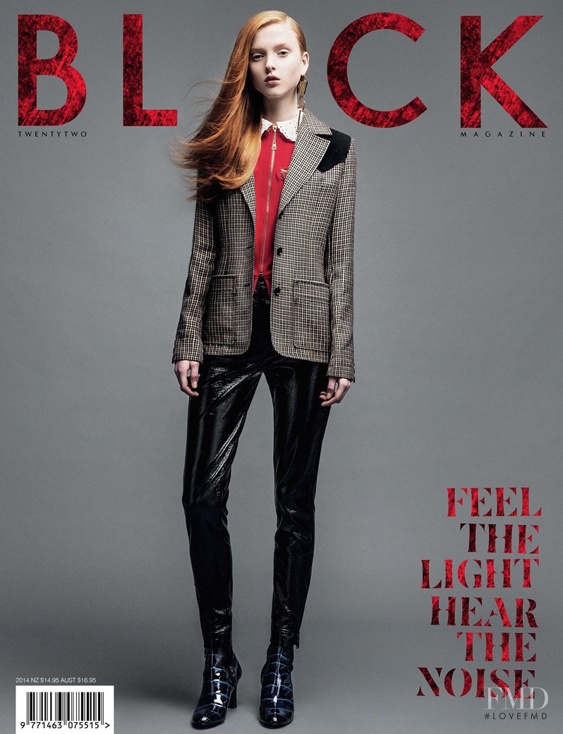 Madison Stubbington featured on the Black Magazine cover from November 2014