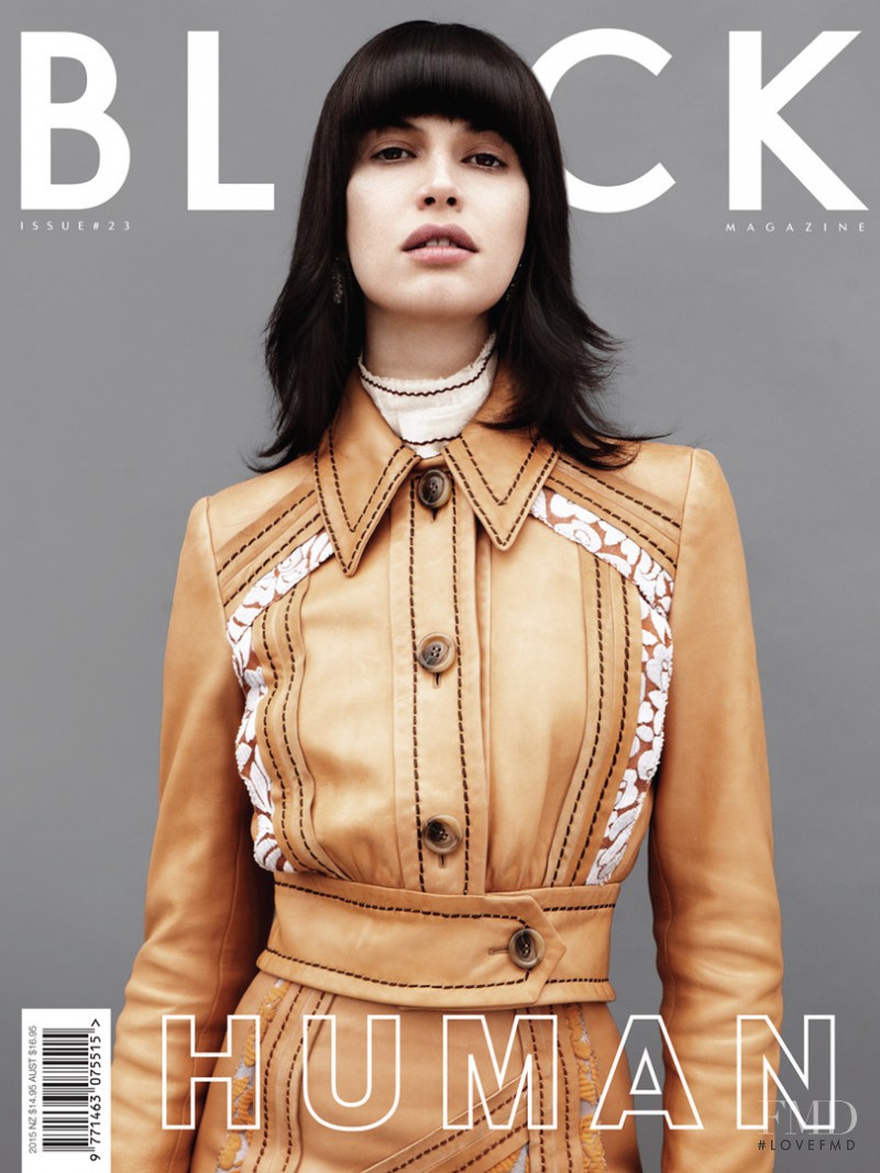 Sabrina Ioffreda featured on the Black Magazine cover from June 2015