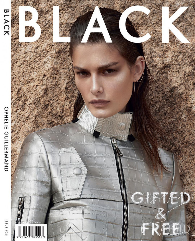 Ophélie Guillermand featured on the Black Magazine cover from February 2016