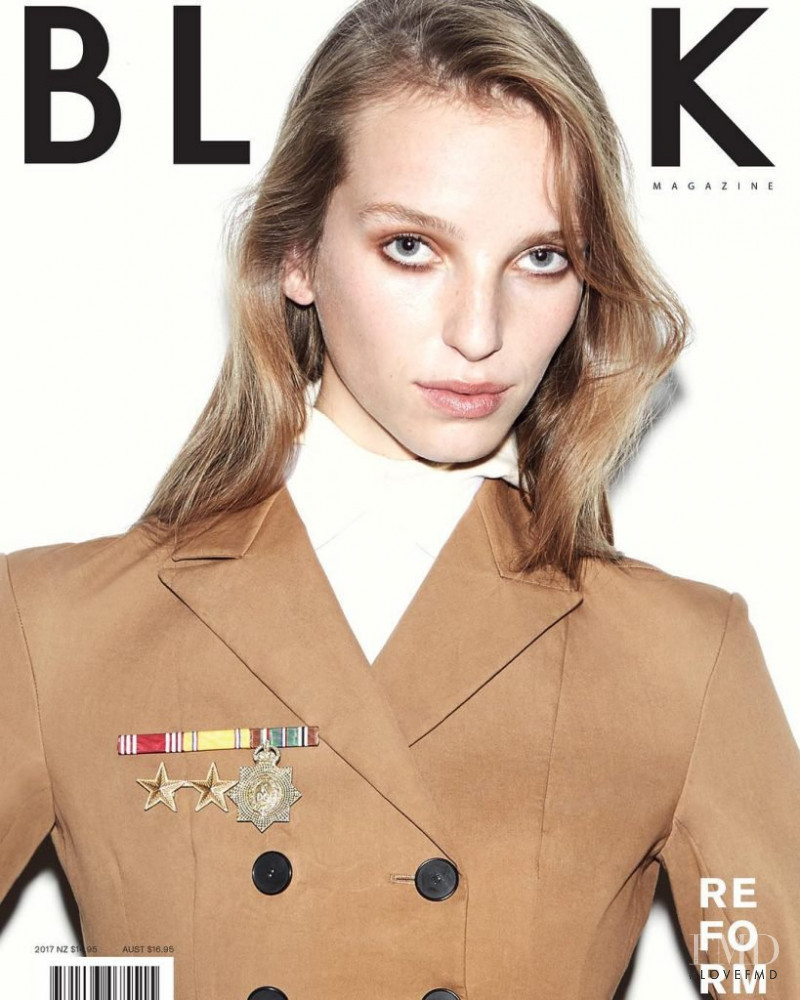 Jamilla Hoogenboom featured on the Black Magazine cover from January 2018