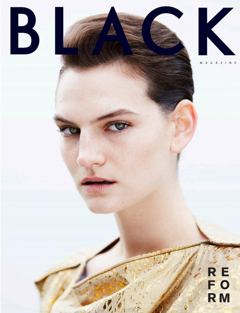 Hirschy Grace featured on the Black Magazine cover from January 2018
