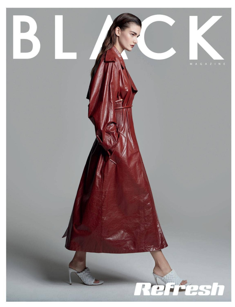 Ophélie Guillermand featured on the Black Magazine cover from May 2020