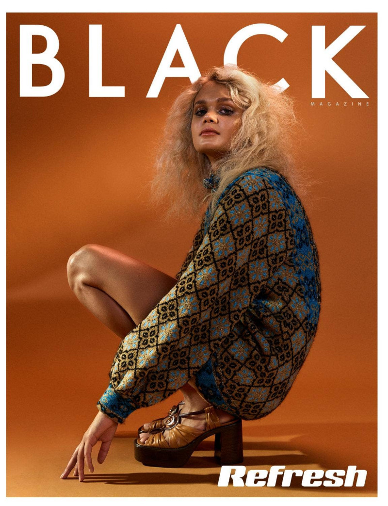 Billie-Jean Hamlet featured on the Black Magazine cover from May 2020