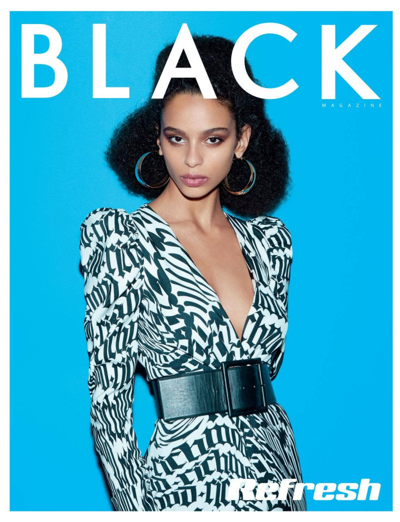 Raquel Brito featured on the Black Magazine cover from May 2020