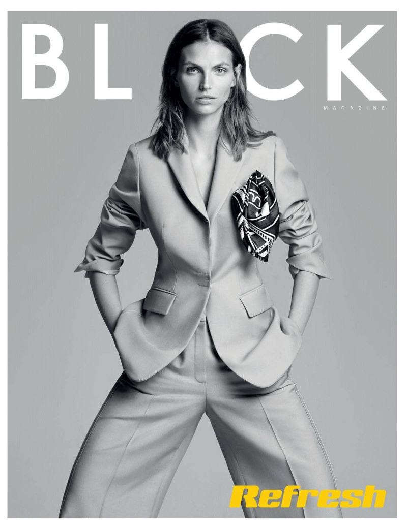 Karlina Caune featured on the Black Magazine cover from May 2020