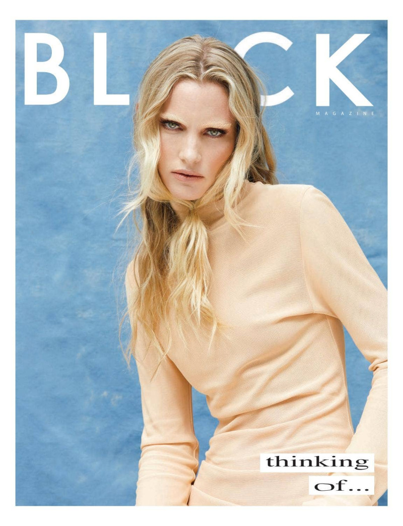 Emily Baker featured on the Black Magazine cover from January 2021