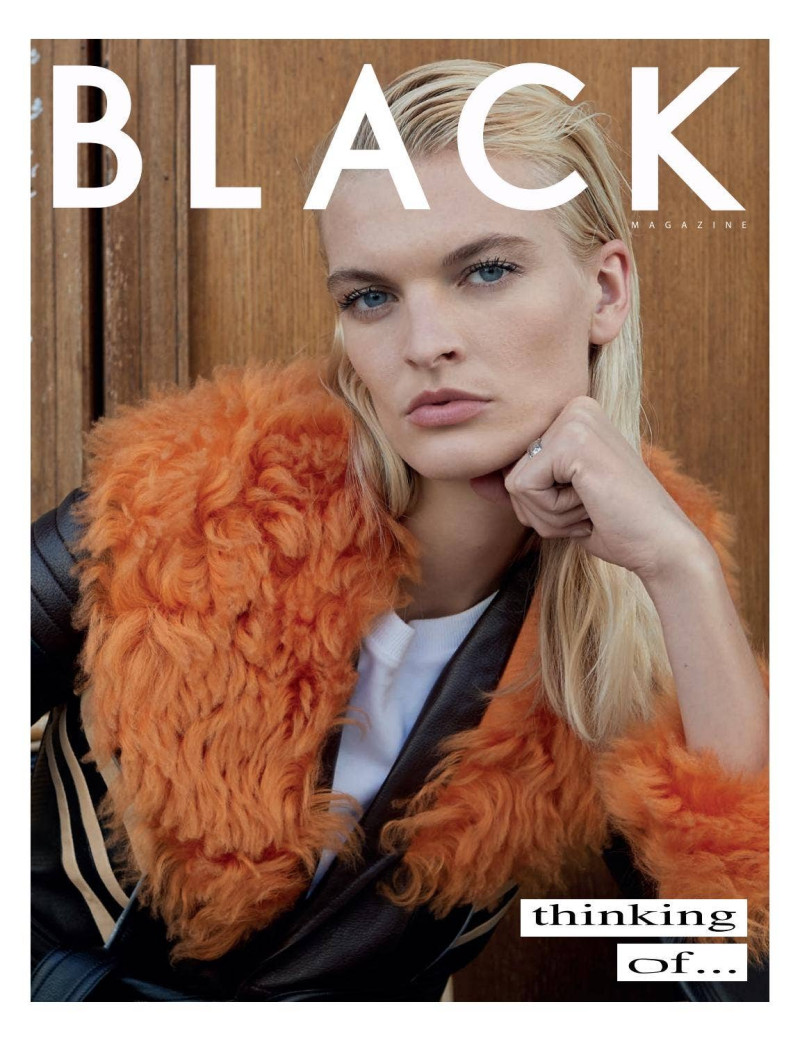Juliane Grüner featured on the Black Magazine cover from January 2021