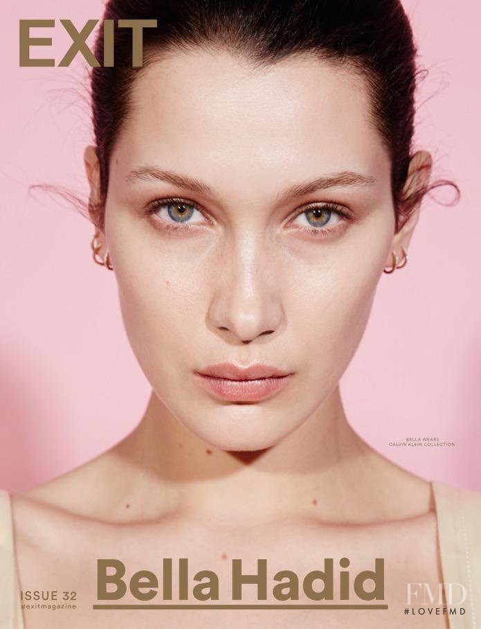 Bella Hadid featured on the EXIT cover from February 2016