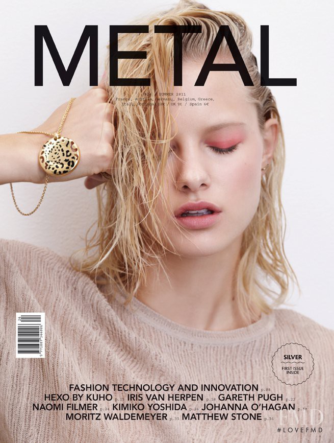 Hannah Holman featured on the METAL cover from June 2011