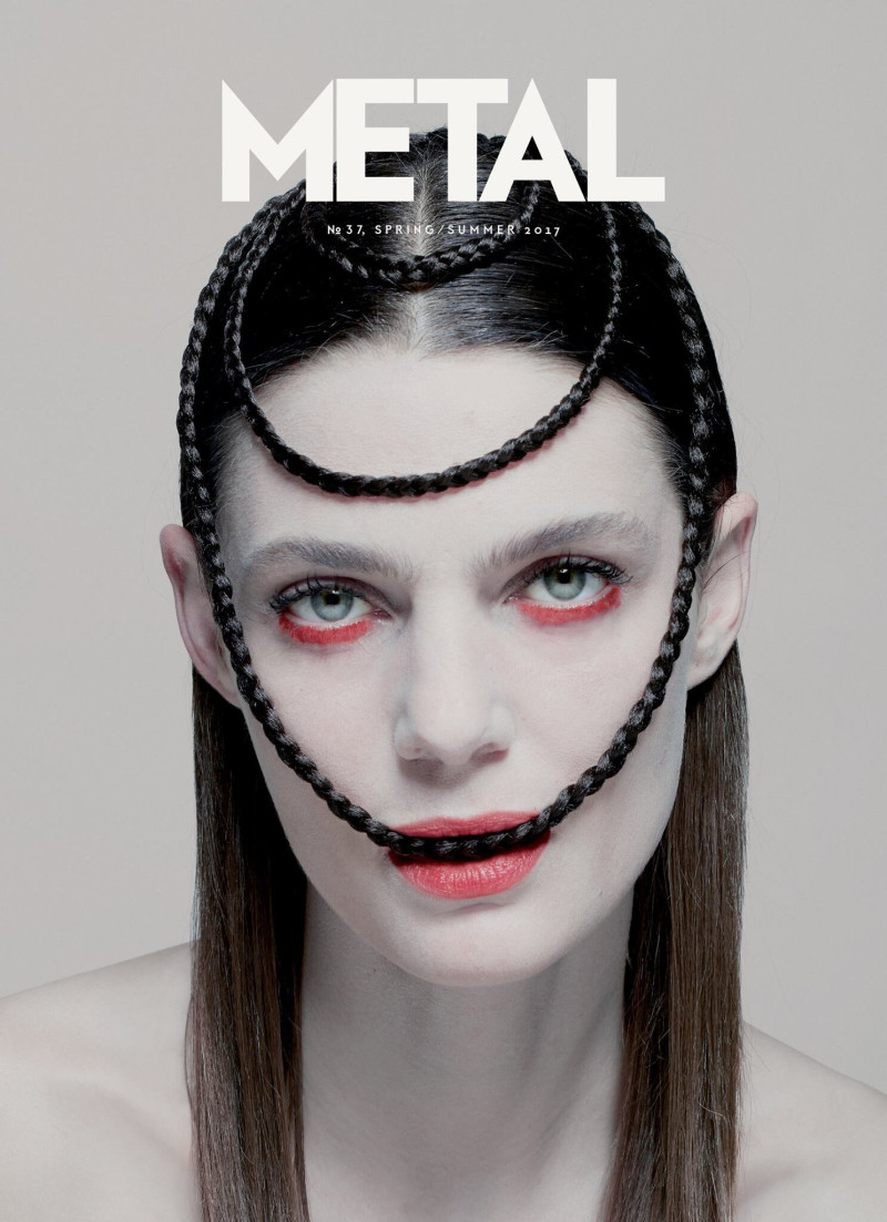 Marina Pérez featured on the METAL cover from February 2017