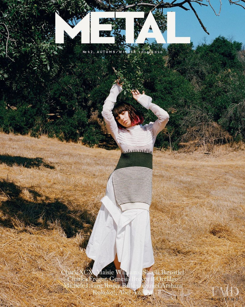 Charli XCX featured on the METAL cover from October 2019
