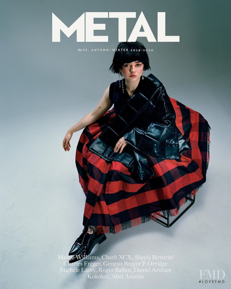 Maisie Williams  featured on the METAL cover from October 2019