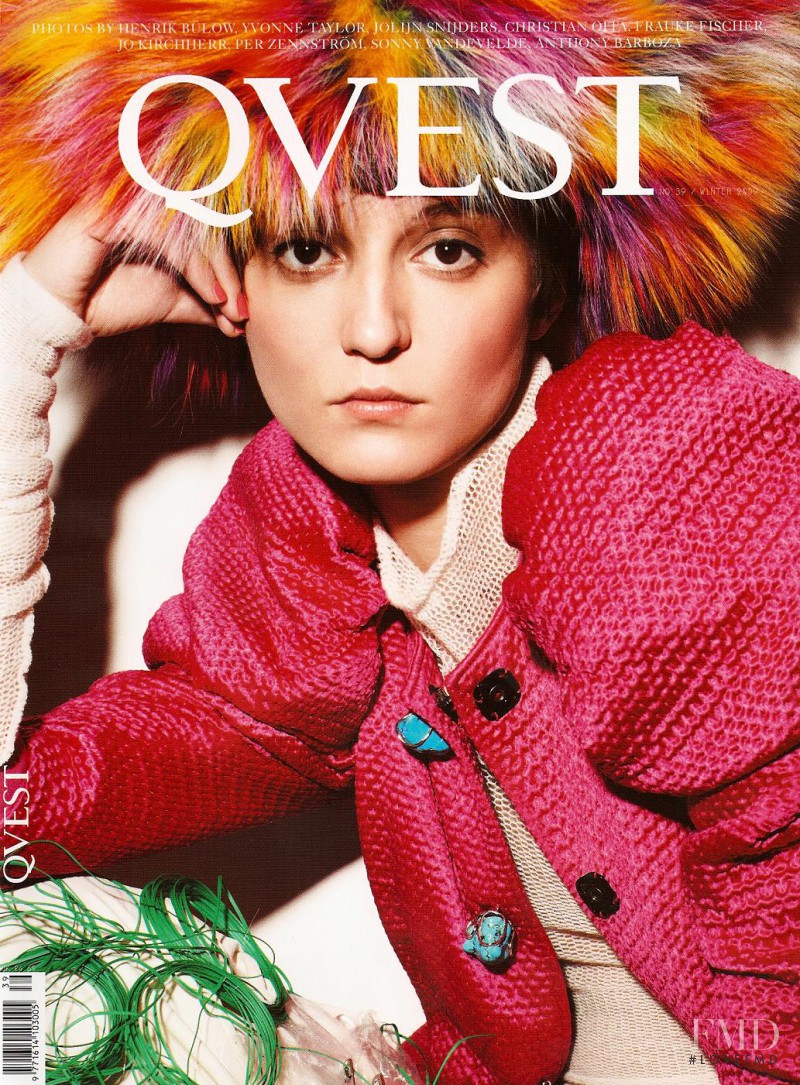 Irina Lazareanu featured on the QVEST cover from December 2009