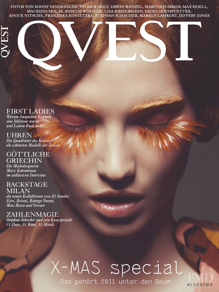 Dalia Guenther featured on the QVEST cover from December 2011