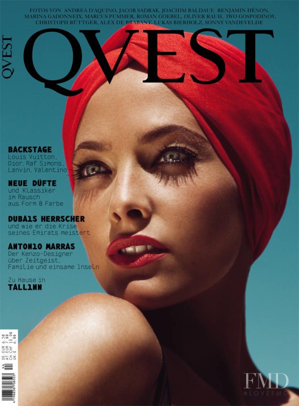 Marta Canalda featured on the QVEST cover from March 2011