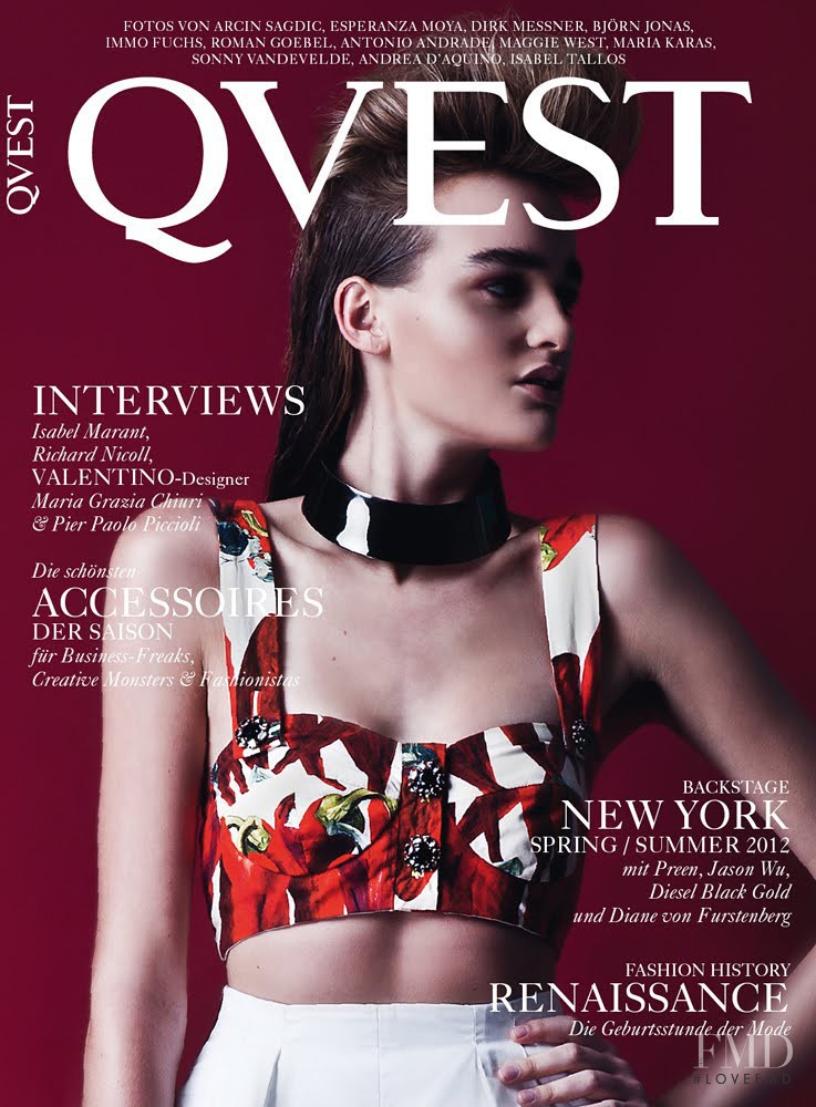 Caroline von Cramm featured on the QVEST cover from March 2012