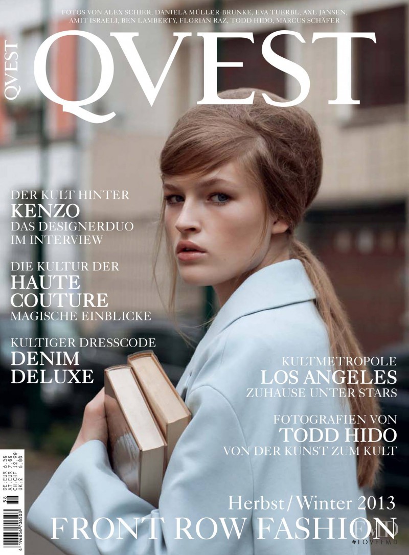 Molly Smith featured on the QVEST cover from August 2013