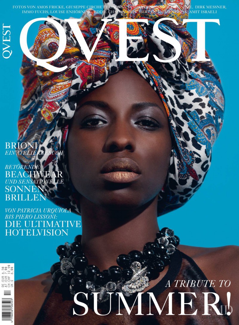 Nala Diagouraga featured on the QVEST cover from June 2013