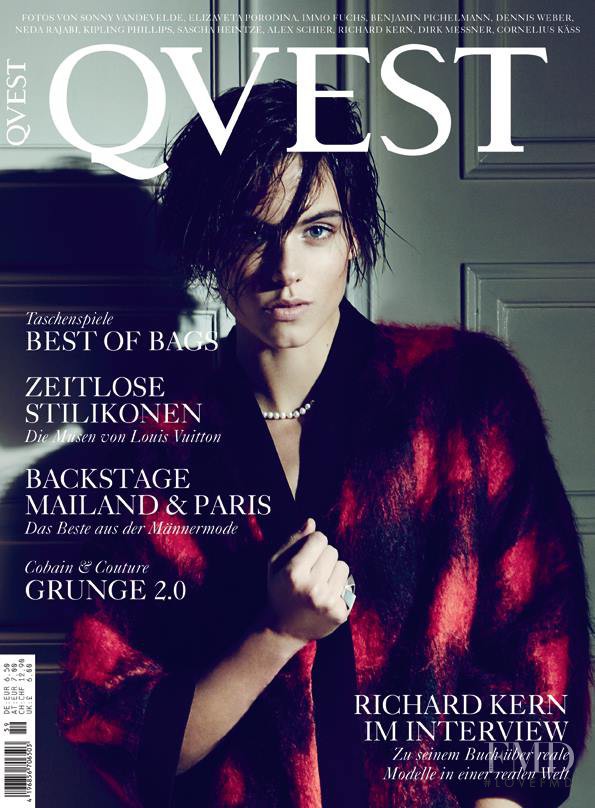 Corinna Ingenleuf featured on the QVEST cover from October 2013