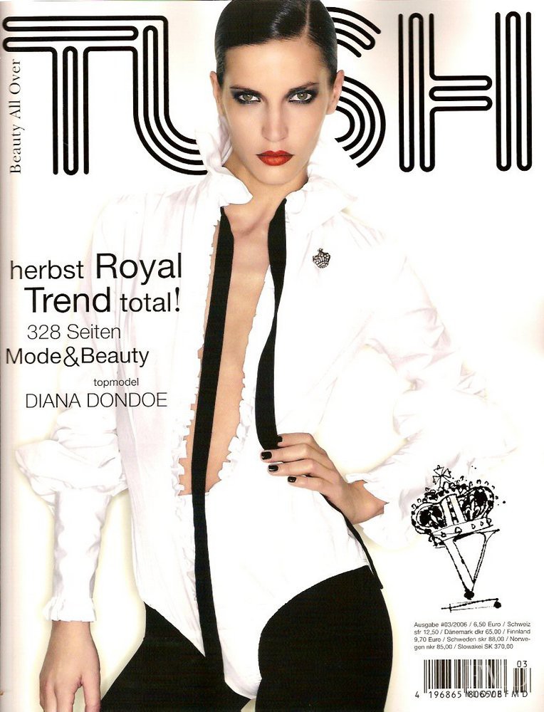 Diana Dondoe featured on the TUSH  cover from May 2006