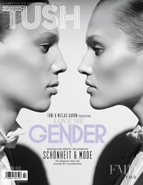 Toni Garrn featured on the TUSH  cover from May 2009