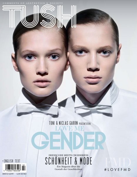 Toni Garrn featured on the TUSH  cover from May 2009