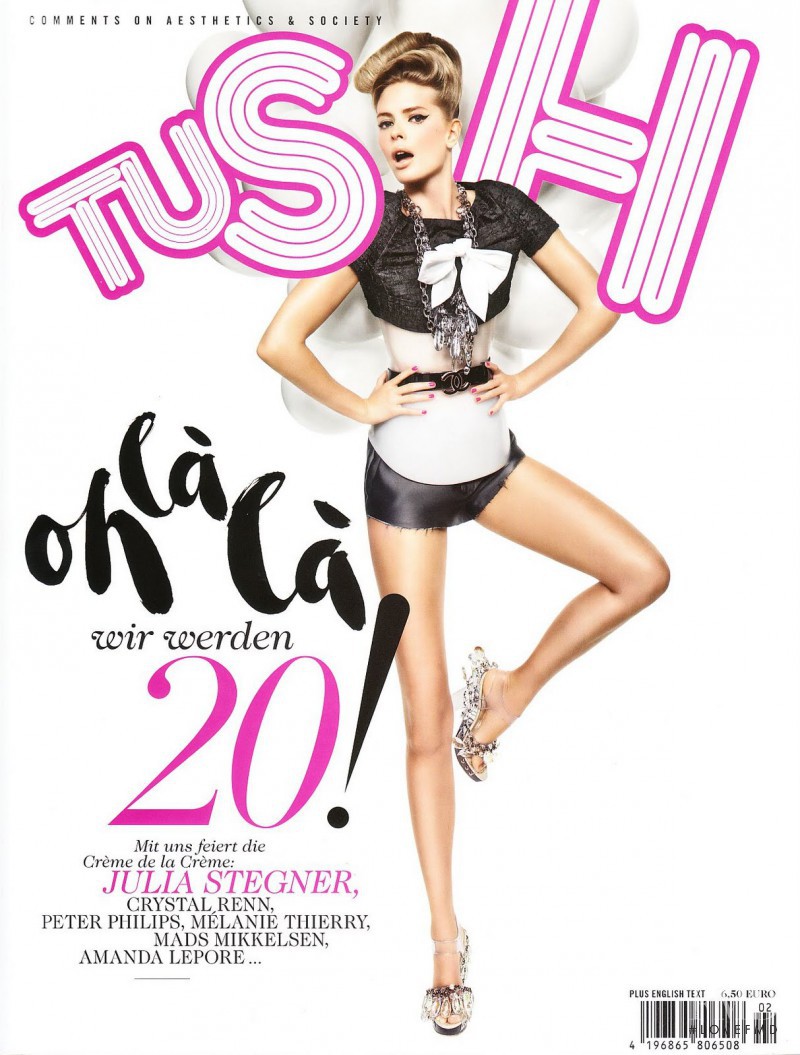 Julia Stegner featured on the TUSH  cover from May 2010
