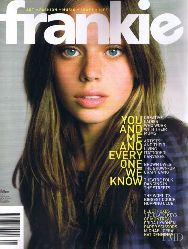  featured on the Frankie magazine cover from January 2009
