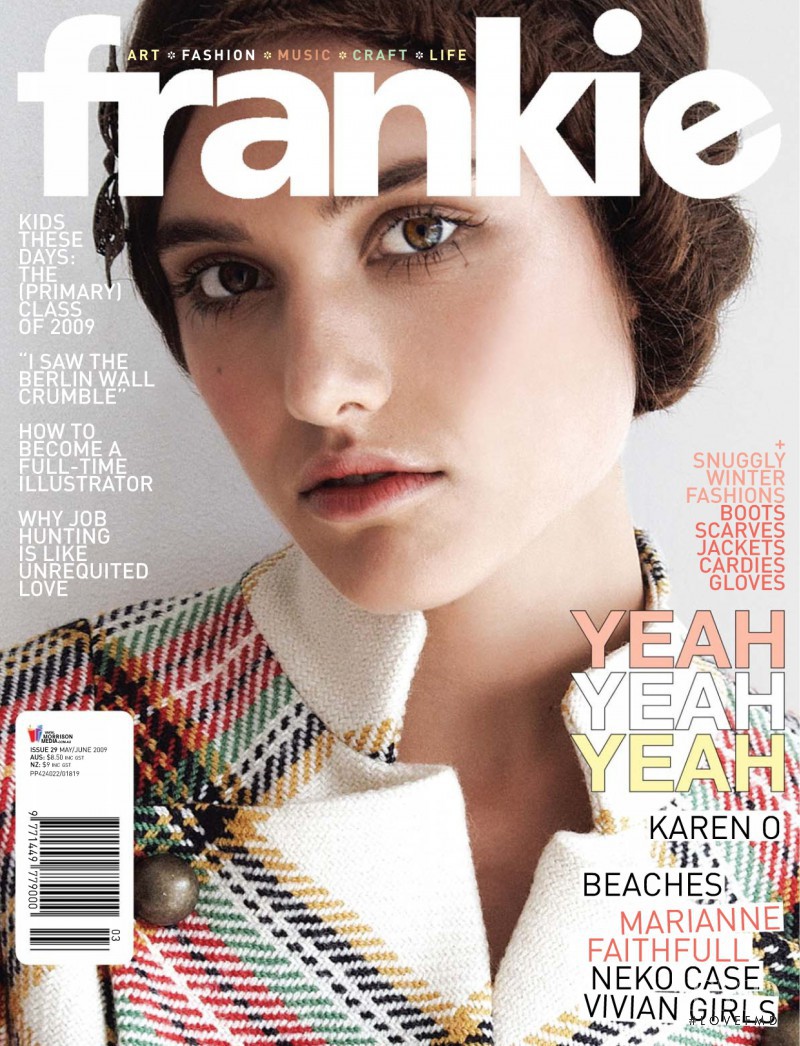  featured on the Frankie magazine cover from May 2009
