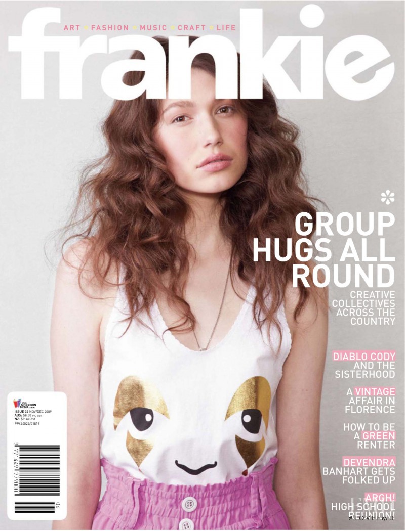  featured on the Frankie magazine cover from November 2009