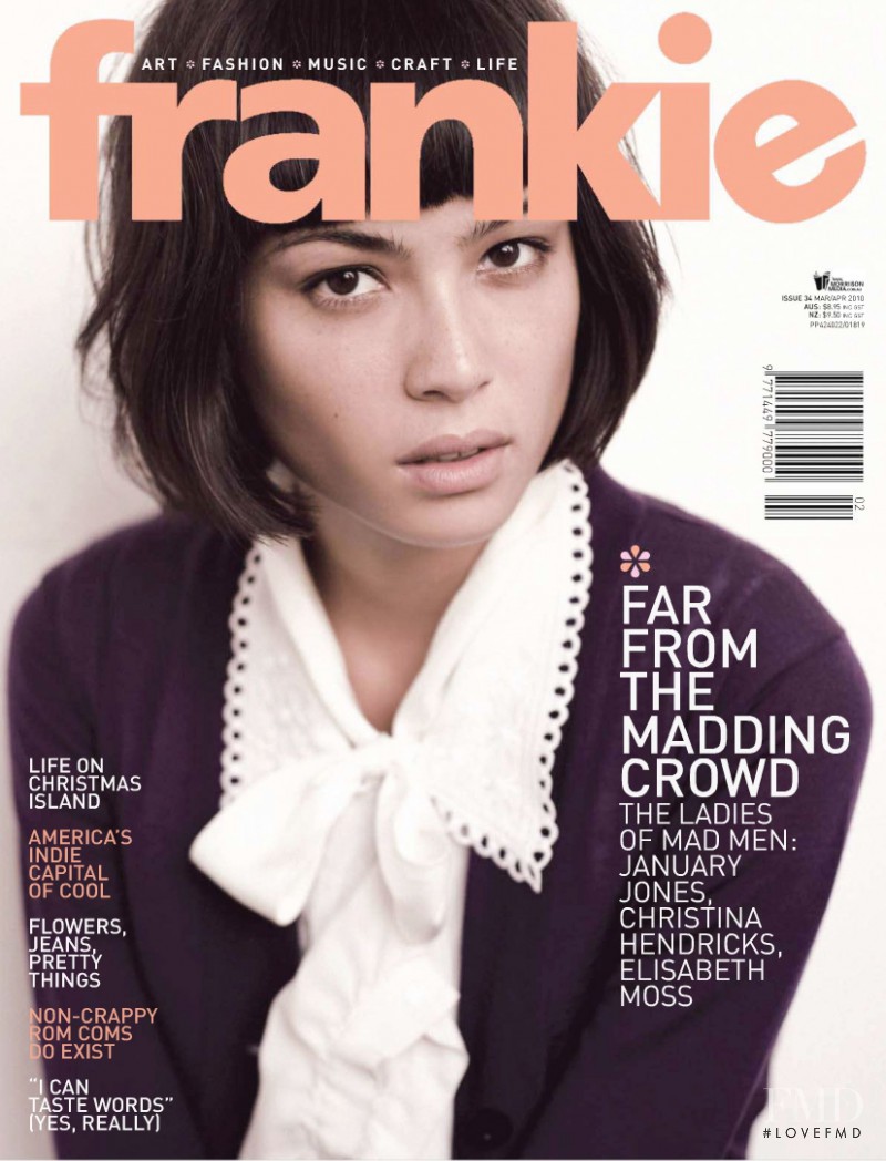  featured on the Frankie magazine cover from March 2010