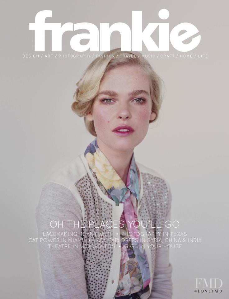 Millicent Lambert featured on the Frankie magazine cover from September 2012