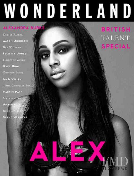 Alexandra Burke featured on the Wonderland cover from December 2009