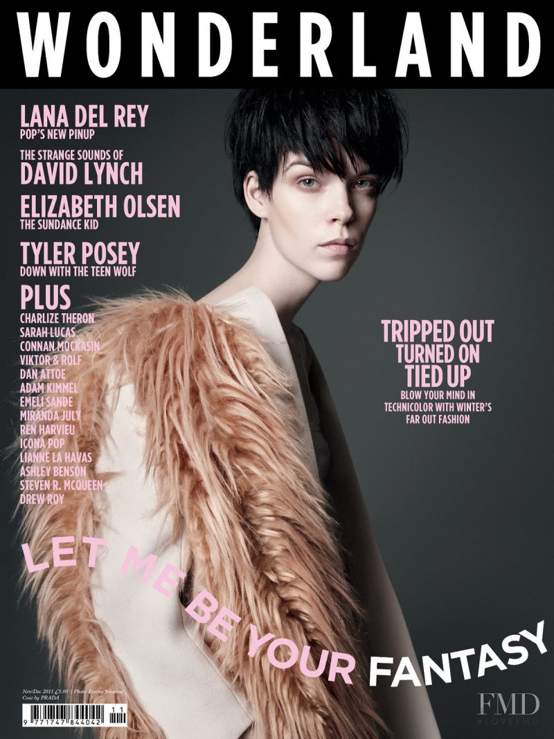 Meghan Collison featured on the Wonderland cover from November 2011