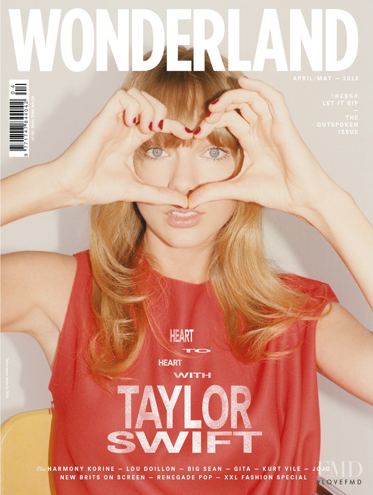 Taylor Swift featured on the Wonderland cover from May 2013