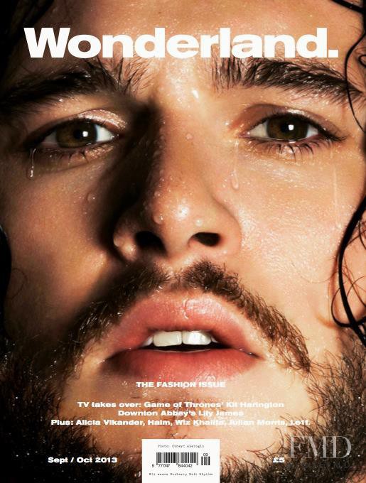 Kit Harington featured on the Wonderland cover from September 2013