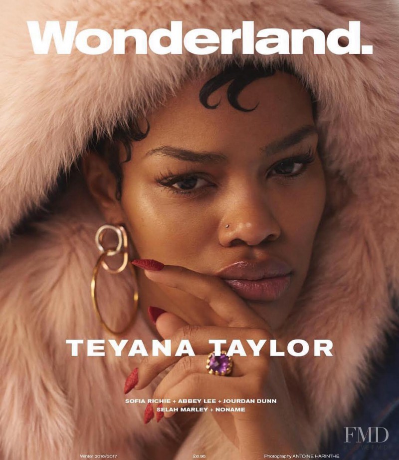 Teyana Taylor featured on the Wonderland cover from December 2016