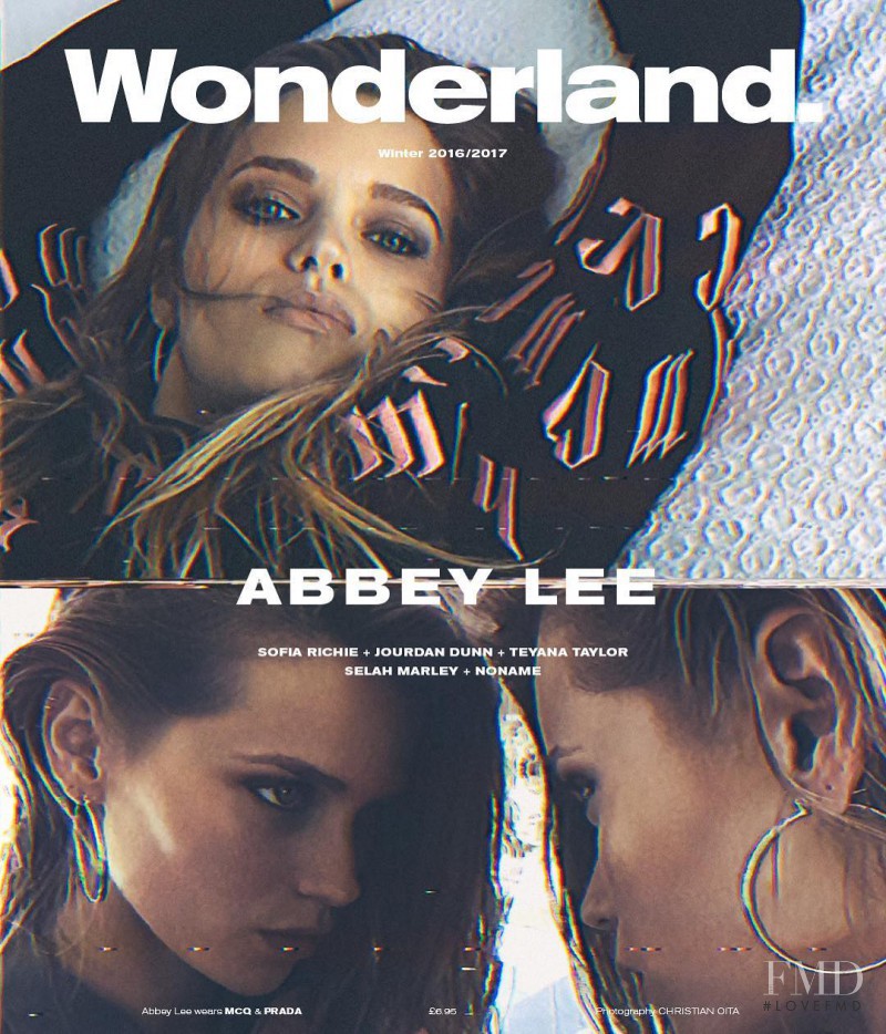 Abbey Lee Kershaw featured on the Wonderland cover from December 2016
