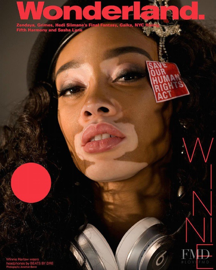 Winnie Chantelle Harlow featured on the Wonderland cover from June 2016