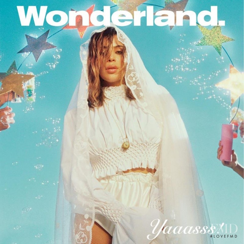 Kim Kardashian featured on the Wonderland cover from September 2016